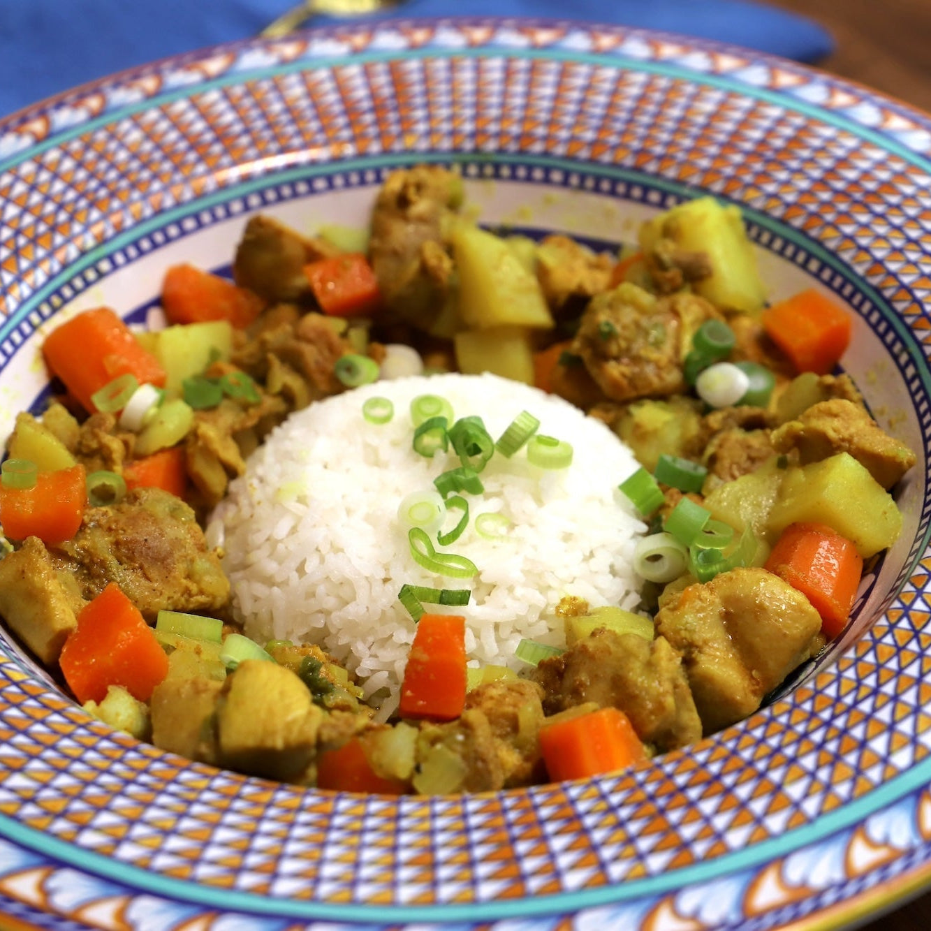 Jamaican Curry Chicken/Tofu