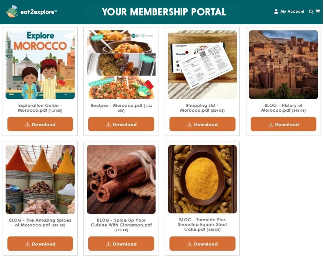 explore MOROCCO (ClassWallet - No Mixes) - C - 1 - MO - NM - eat2explore
