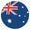 Flag of Australia with a Union Jack in the top left corner