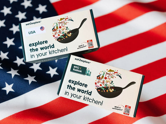 Celebrate USA bundle (USA + NYC) - GB - 2 - JULY - eat2explore