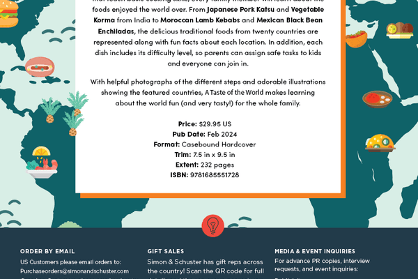 eat2explore AUTOGRAPHED cookbook - A TASTE OF THE WORLD-T-1-CBK-eat2explore