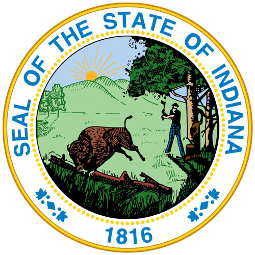 seal of the state of Indiana 1816