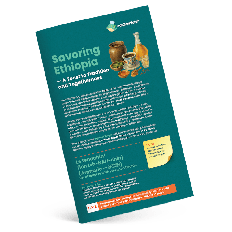 ETHIOPIA - Drink Pairing Brochure - P-1-BEV-ET - eat2explore