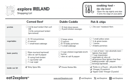 explore IRELAND - C - 1 - IE - eat2explore