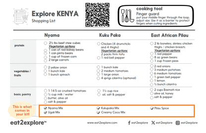 explore KENYA - C - 1 - KY - eat2explore