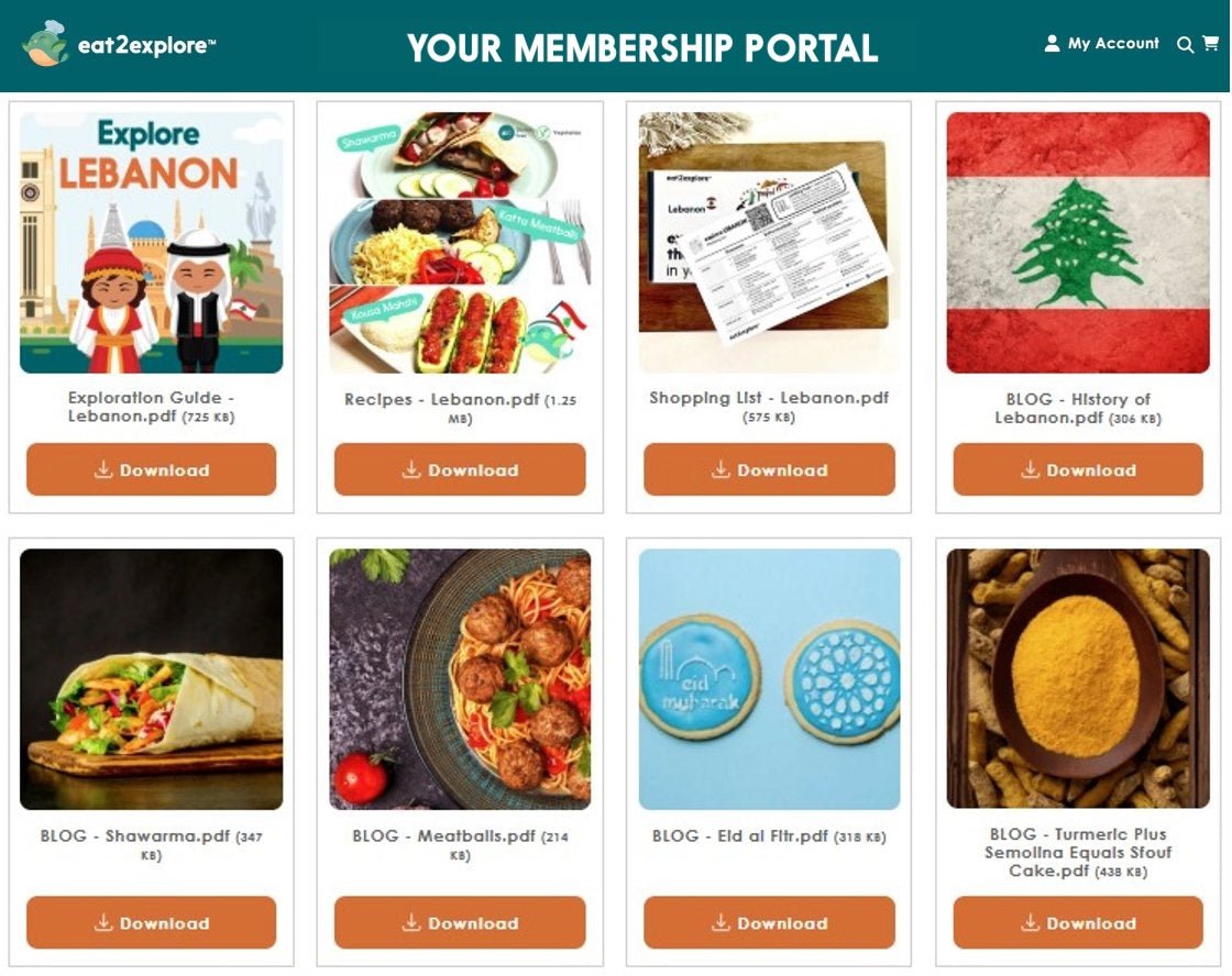 explore LEBANON (ClassWallet - No Mixes) - C - 1 - LE - NM - eat2explore
