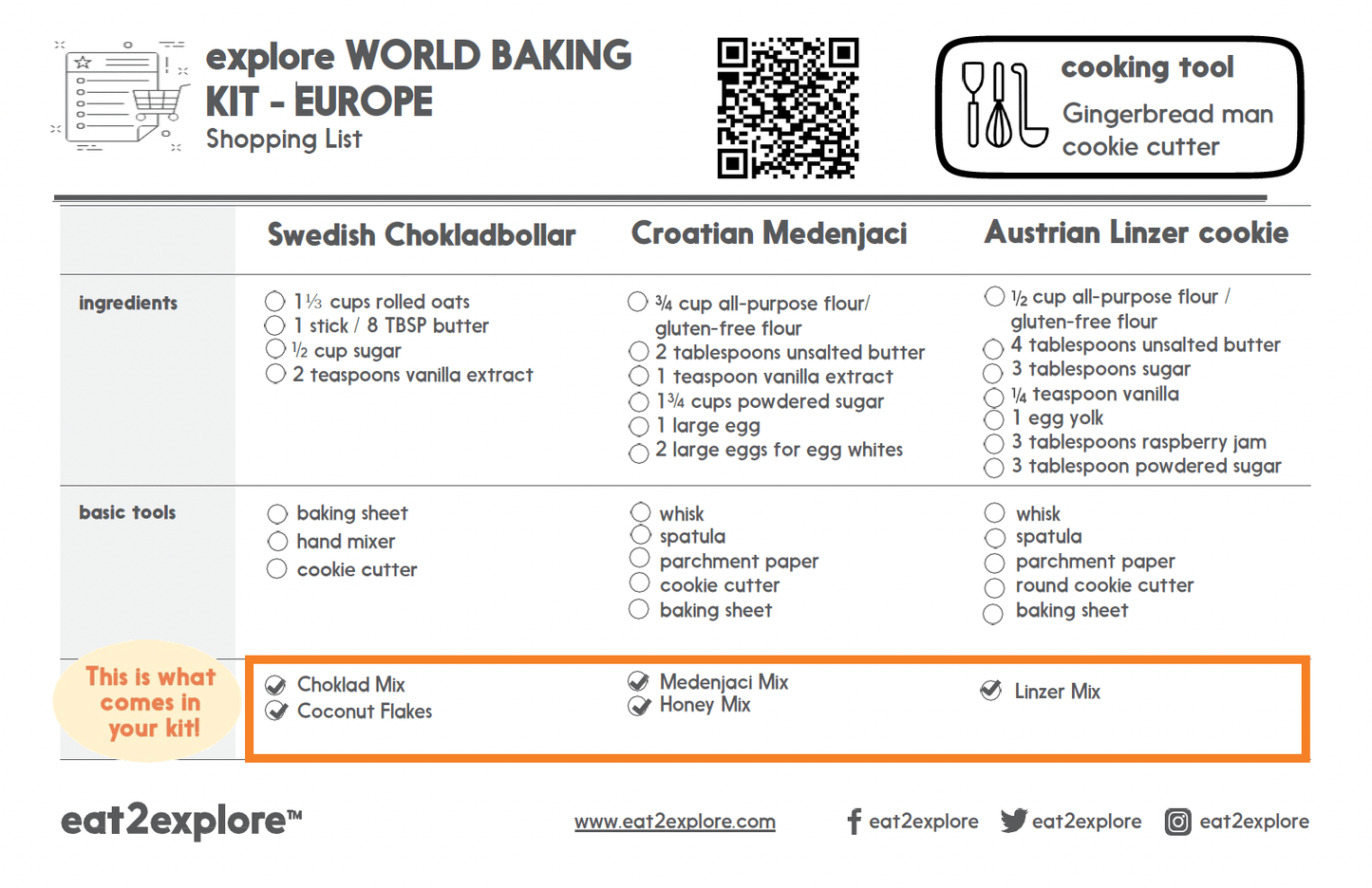 explore WORLD BAKING KIT - EUROPE - C - 1 - WBE - eat2explore