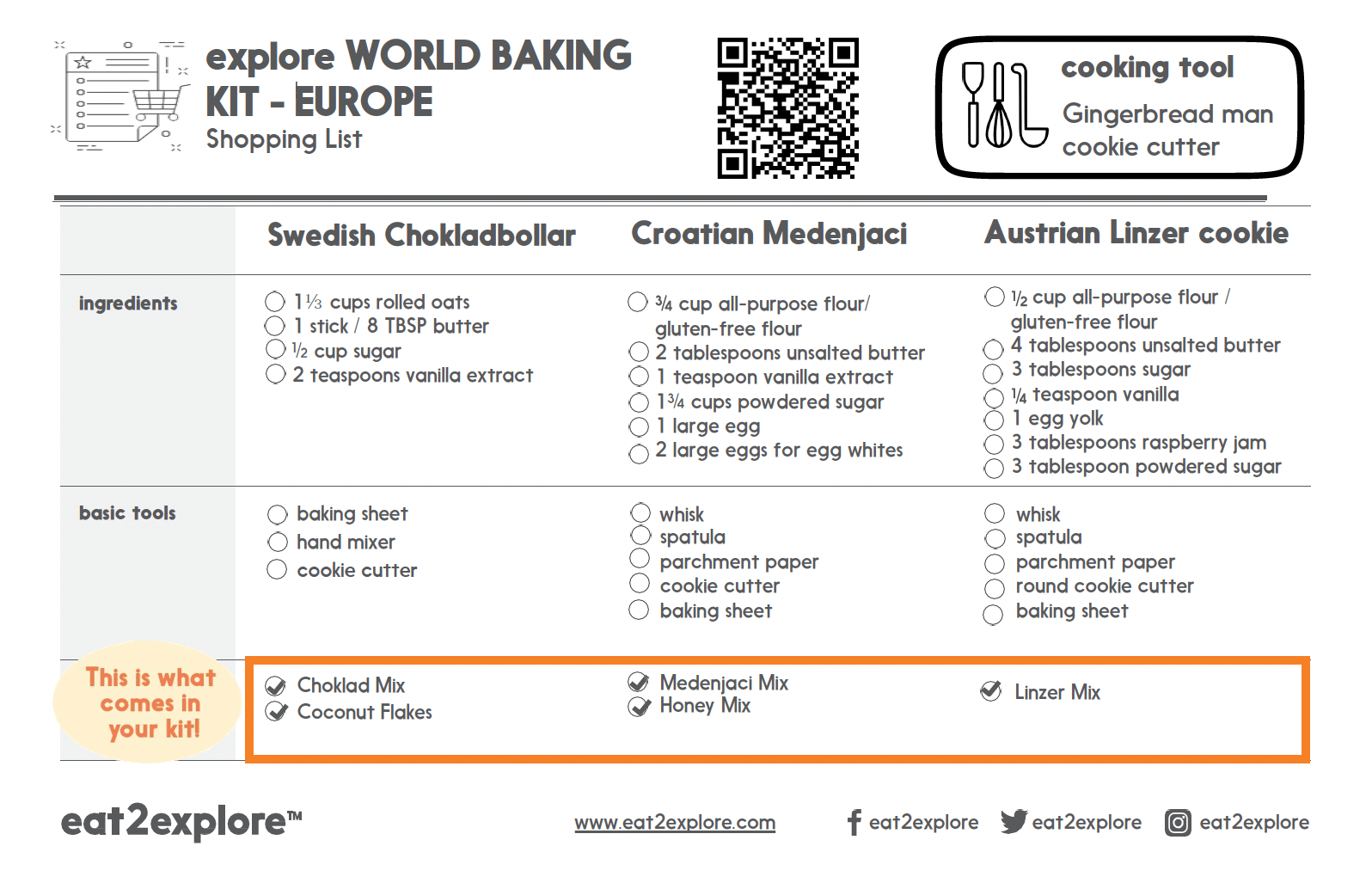 explore WORLD BAKING KIT - EUROPE - C - 1 - WBE - eat2explore