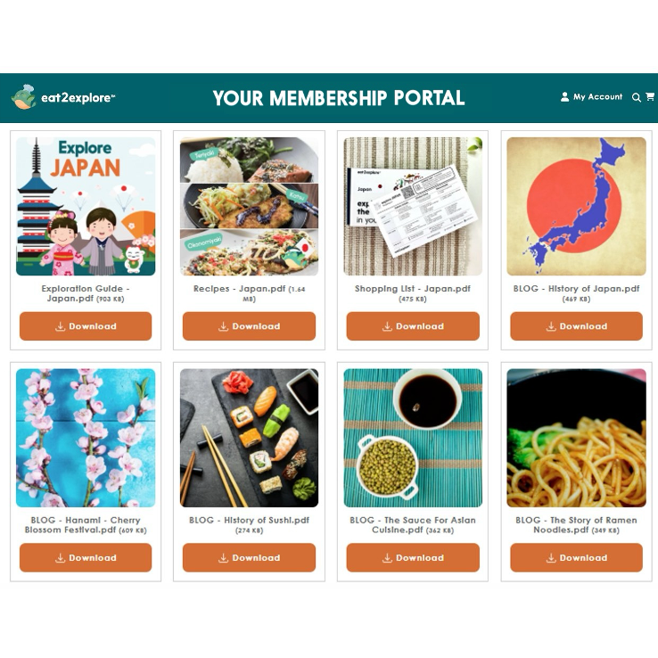 Explorer Booklet with Membership Portal Access - By Country - P-9-PP-BZ - eat2explore