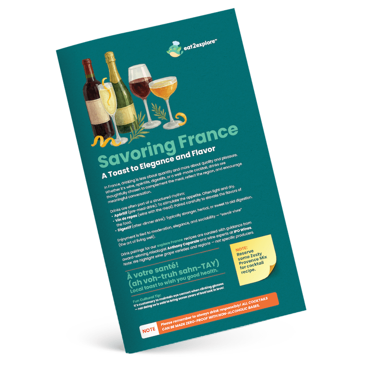 FRANCE - Drink Pairing Brochure
