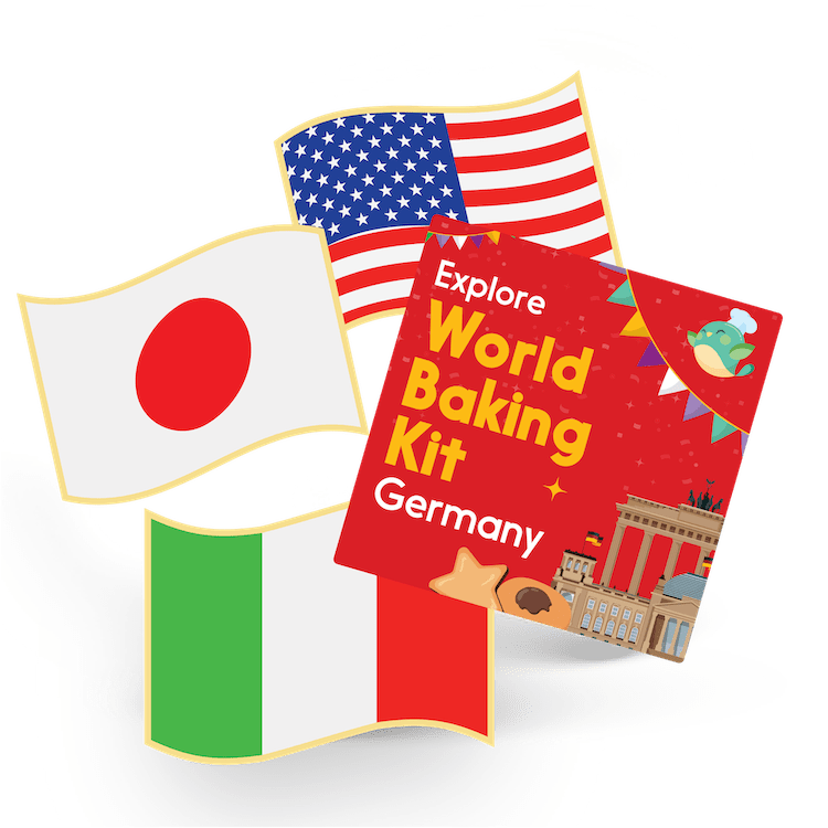 GERMANY - flag pin & sticker - FST-1-WBDE - eat2explore