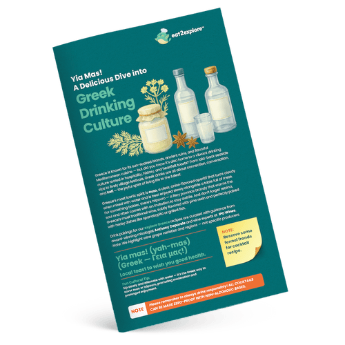 Drink Pairing Brochure - Greece