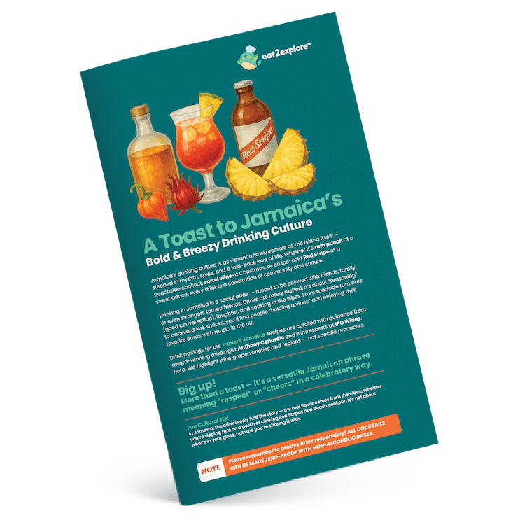 JAMAICA - Drink Pairing Brochure - P-1-BEV-JM - eat2explore