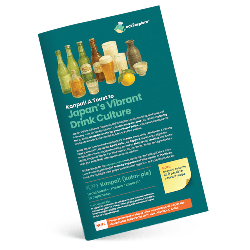 Drink Pairing Brochure - Japan