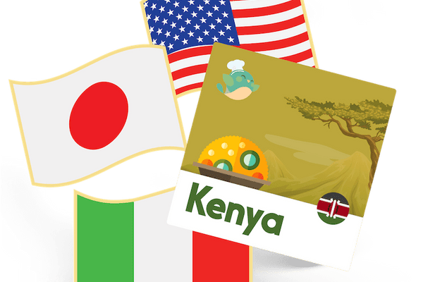 KENYA - flag pin & sticker - FST-1-KY - eat2explore