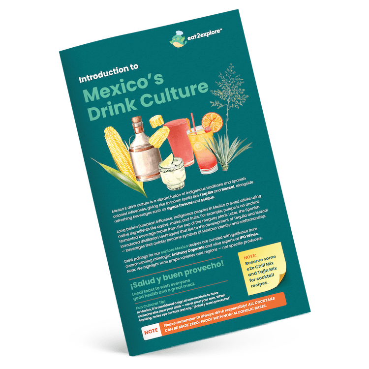 MEXICO - Drink Pairing Brochure - P-1-BEV-MX - eat2explore