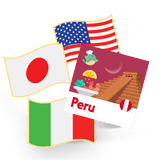Flag Pin & Sticker