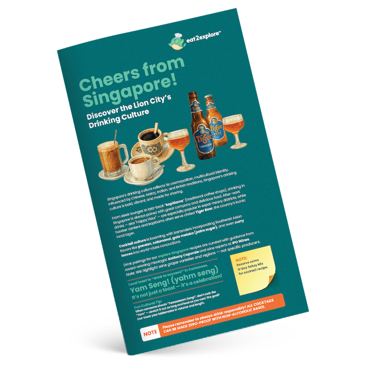 SINGAPORE - Drink Pairing Brochure