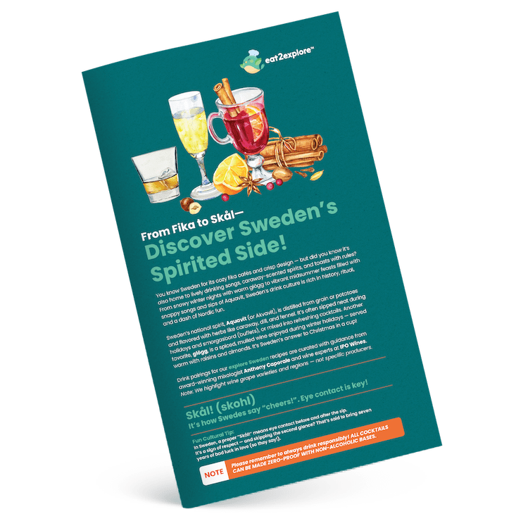 SWEDEN - Drink Pairing Brochure