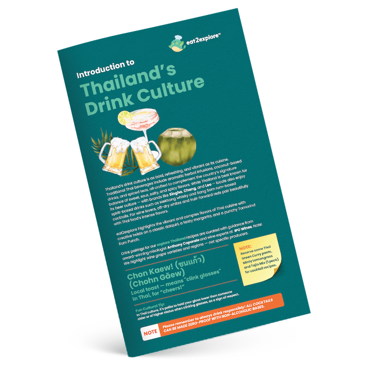 THAILAND - Drink Pairing Brochure