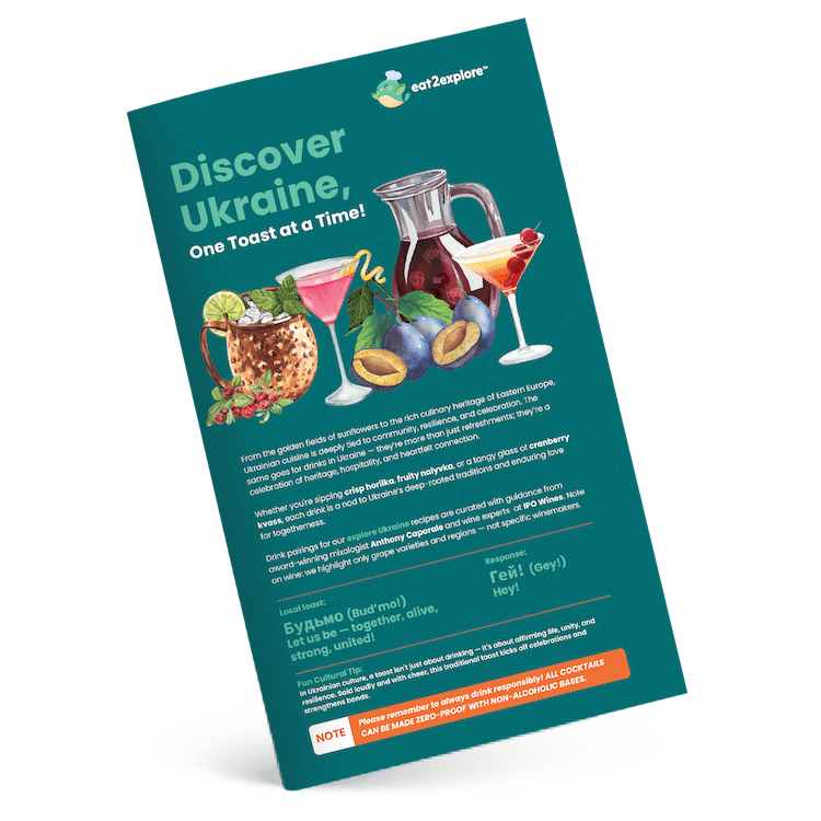 UKRAINE - Drink Pairing Brochure - P-1-BEV-UA - eat2explore
